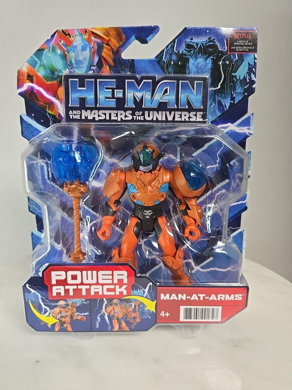 Mattel He-Man and the Masters of the Universe (Netflix) Man-At-Arms Power Attack